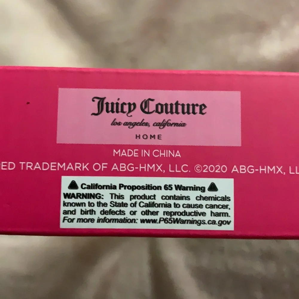 Juicy couture set of 10 clear hangers